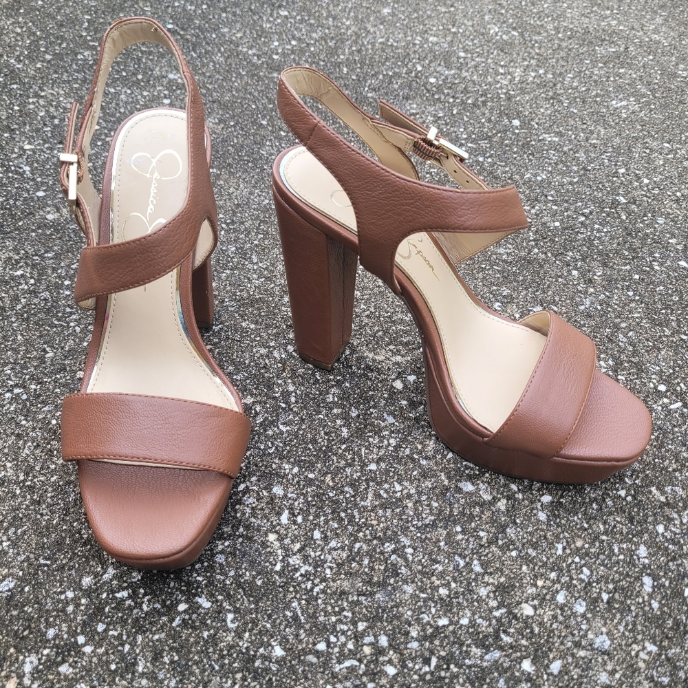 Never worn! Jessica Simpson platform sandals